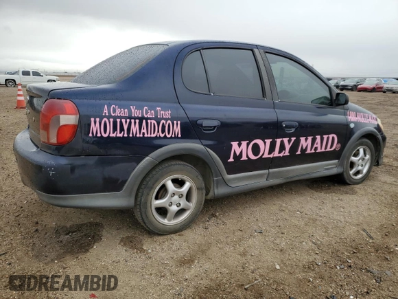 2001 Toyota ECHO with VIN JTDBT123010168350, listed as a Copart auction lot 48018345 with 215,298 mi miles and Clean title. Bid and sale history available at DreamBid. Image 3.