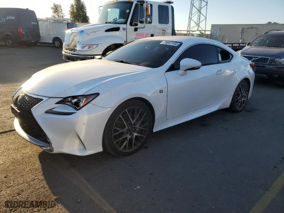 2016 Lexus RC 350 with VIN JTHHE5BC2G5012784, listed as a Copart auction lot 79647144 with 159,041 mi miles and Salvage Title. Bid and sale history available at carsss.com. Image 1.