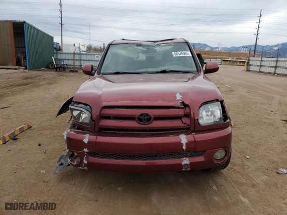 2005 Toyota Tundra Ltd with VIN 5TBDT48195S490352, listed as a Copart auction lot 86346994 with 140,381 mi miles and Non Repairable. Bid and sale history available at carsss.com. Image 5.