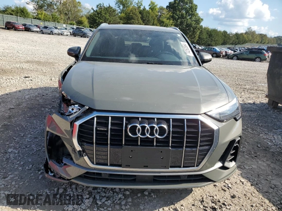 2020 Audi Q3 S line Premium with VIN WA1DECF38L1044231, listed as a Copart auction lot 74263564 with 28,011 mi miles and Clean Title. Bid and sale history available at carsss.com. Image 5.