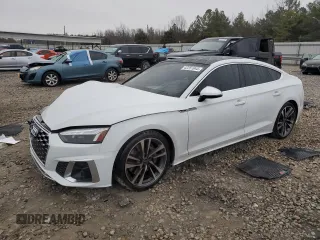 2023 Audi S5 Sportback Premium Plus z VIN WAUC4CF51PA042586, wystawiony jako Copart lot #42251045 z przebiegiem 46 300 mil mil oraz Szkoda całkowita • Salvage title. Historia ofert i sprzedaży dostępna na DreamBid. Obrazek 1.