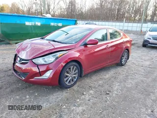 2015 Hyundai Elantra SE z VIN 5NPDH4AE5FH593880, wystawiony jako IAAI lot #41308413 z przebiegiem 148 719 mil mil oraz . Historia ofert i sprzedaży dostępna na DreamBid. Obrazek 2.