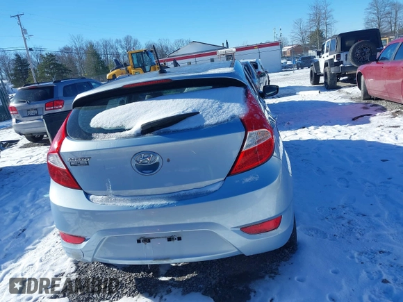2012 Hyundai Accent SE with VIN KMHCU5AEXCU032097, listed as a IAAI auction lot 41143303 with 29,828 mi miles. Bid and sale history available at carsss.com. Image 16.