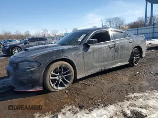 2020 Dodge Charger GT with VIN 2C3CDXHG1LH186633, listed as a Copart auction lot 46377665 with 66,154 mi miles and Salvage Title. Bid and sale history available at carsss.com. Image 1.