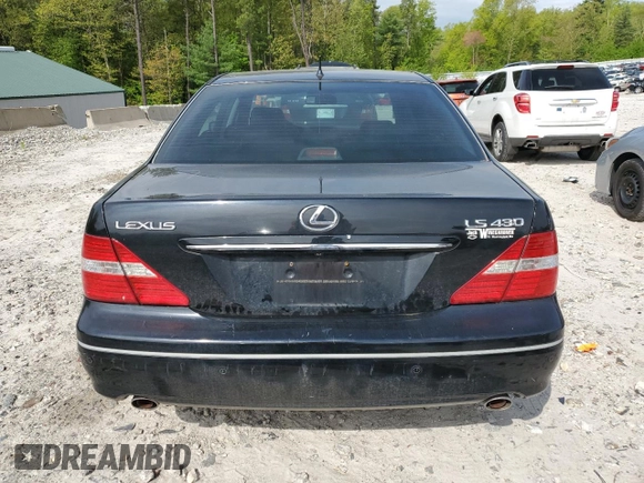 2005 Lexus LS 430 z VIN JTHBN36FX55017789, wystawiony jako Copart lot #56685605 z przebiegiem 209 238 mil mil oraz Czysty tytuł • Clean title. Historia ofert i sprzedaży dostępna na DreamBid. Obrazek 6.