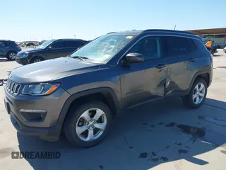 2018 Jeep Compass Altitude with VIN 3C4NJDBBXJT185252, listed as a IAAI auction lot 41847785 with 126,915 mi miles and . Bid and sale history available at carsss.com. Image 6.