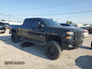 2015 Chevrolet Silverado 1500 LTZ with VIN 3GCUKSEC7FG455264, listed as a Copart auction lot 69052444 with 70,647 mi miles and Salvage Title. Bid and sale history available at carsss.com. Image 4.