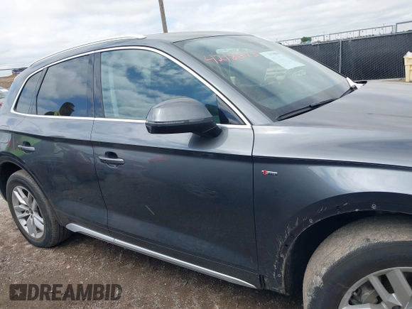 2023 Audi Q5 S line Premium with VIN WA1GAAFY8P2034467, listed as a IAAI auction lot 42188731 with 35,864 mi miles and . Bid and sale history available at DreamBid. Image 13.