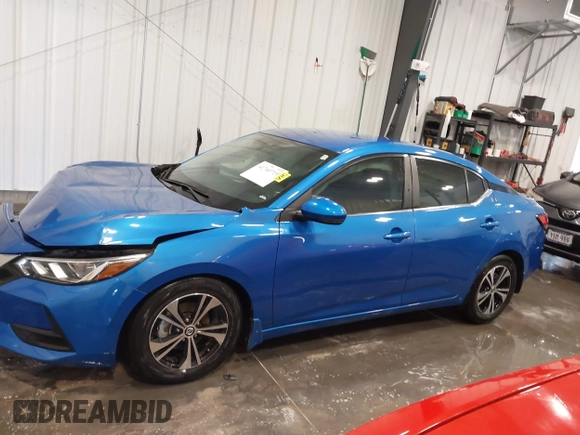 2020 Nissan Sentra SV with VIN 3N1AB8CV3LY220654, listed as a IAAI auction lot 41740719 with 27,546 mi miles and . Bid and sale history available at DreamBid. Image 14.