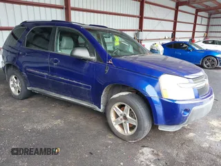 2005 Chevrolet Equinox LT with VIN 2CNDL73F856051175, listed as a IAAI auction lot 41735478 with 1 mi miles. Bid and sale history available at carsss.com. Image 1.