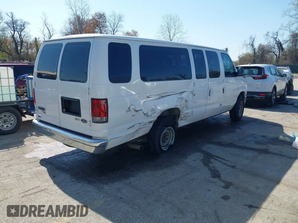 2013 Ford Econoline Passenger XL with VIN 1FBSS3BL5DDA58538, listed as a IAAI auction lot 41918651 with 141,471 mi miles and . Bid and sale history available at DreamBid. Image 4.