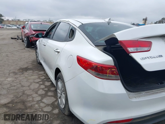 2017 Kia Optima LX z VIN KNAGT4L37H5160410, wystawiony jako IAAI lot #41906061 z przebiegiem 88 243 mil mil oraz . Historia ofert i sprzedaży dostępna na DreamBid. Obrazek 6.