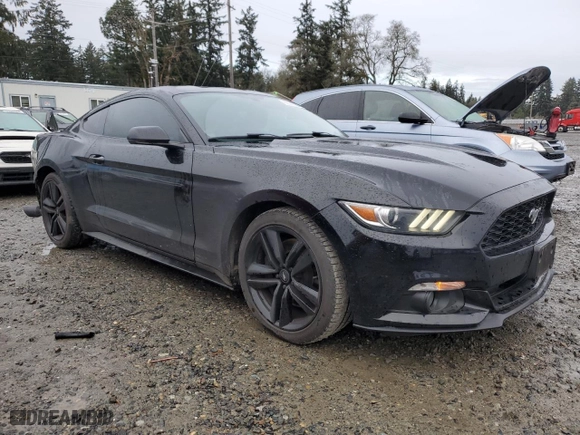 2015 Ford Mustang EcoBoost with VIN 1FA6P8TH7F5360101, listed as a Copart auction lot 86372554 with 93682 miles and Salvage Title. Bid and sale history available at carsss.com. Image 4.