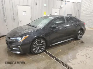 2021 Toyota Corolla SE with VIN JTDM4MCE3MJ065154, listed as a Copart auction lot 76926904 with 23,811 mi miles and Salvage Title. Bid and sale history available at carsss.com. Image 1.
