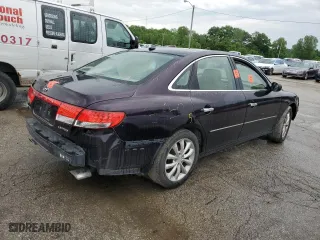 2007 Hyundai Azera SE with VIN KMHFC46F27A200074, listed as a Copart auction lot 55945864 with 0 mi miles and Non Repairable. Bid and sale history available at carsss.com. Image 3.