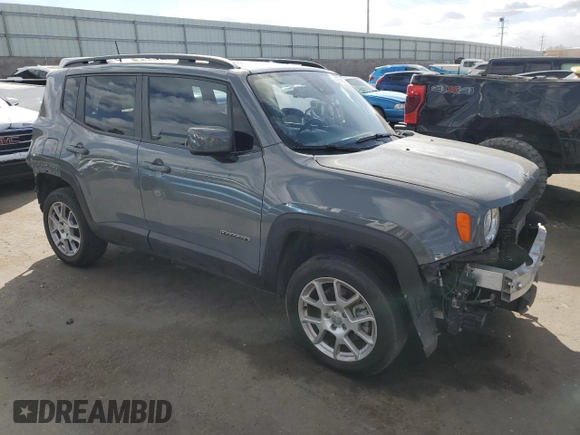 2021 Jeep Renegade 80th Anniversary with VIN ZACNJDBB4MPN24578, listed as a Copart auction lot 45059845 with 16,498 mi miles and Salvage title. Bid and sale history available at DreamBid. Image 4.