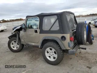 2003 Jeep Wrangler SE with VIN 1J4FA29183P324978, listed as a Copart auction lot 79172464 with Not provided miles and Salvage title. Bid and sale history available at DreamBid. Image 2.