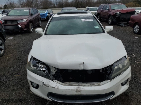 2014 Honda Accord Coupe EX with VIN 1HGCT1B76EA007848, listed as a Copart auction lot 46996065 with 90,964 mi miles and Salvage Title. Bid and sale history available at carsss.com. Image 5.