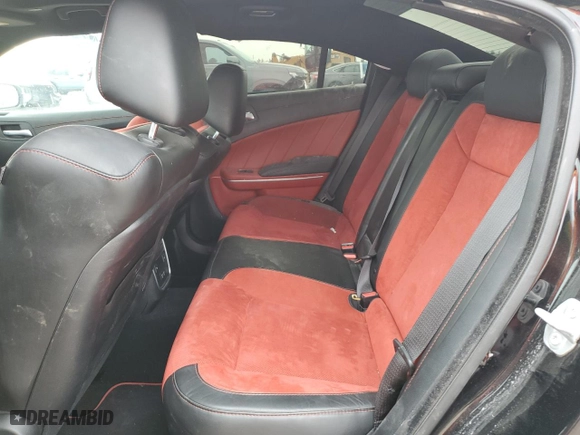 2022 Dodge Charger Scat Pack Widebody with VIN 2C3CDXGJXNH180037, listed as a Copart auction lot 47128595 with 15,583 mi miles and Salvage Title. Bid and sale history available at carsss.com. Image 10.