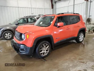 2015 Jeep Renegade Latitude z VIN ZACCJBBTXFPB77333, wystawiony jako Copart lot #55078695 z przebiegiem 109 127 mil mil oraz Szkoda całkowita • Salvage title. Historia ofert i sprzedaży dostępna na DreamBid. Obrazek 1.