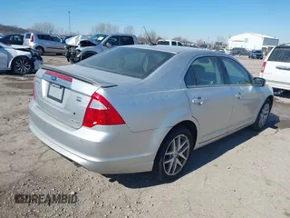 2011 Ford Fusion SEL with VIN 3FAHP0CG5BR195576, listed as a IAAI auction lot 41590285 with 80,389 mi miles. Bid and sale history available at carsss.com. Image 4.