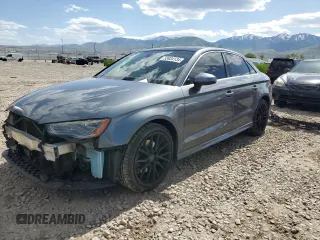 2015 Audi A3 2.0T Prestige with VIN WAUKFGFF7F1010648, listed as a Copart auction lot 55934134 with 86,223 mi miles and Salvage Title. Bid and sale history available at carsss.com. Image 1.