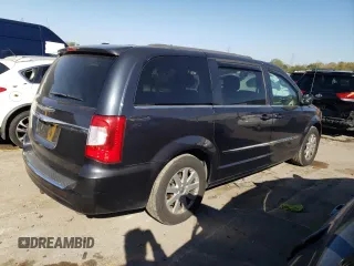 2013 Chrysler Town & Country Touring with VIN 2C4RC1BG9DR810561, listed as a Copart auction lot 72960214 with 100,992 mi miles and Salvage Title. Bid and sale history available at DreamBid. Image 3.
