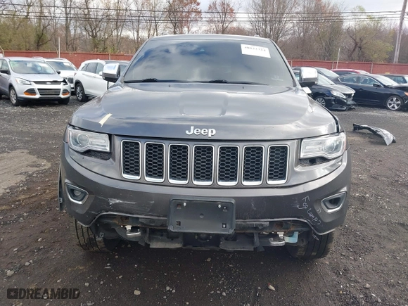 2014 Jeep Grand Cherokee Overland with VIN 1C4RJFCG5EC329377, listed as a IAAI auction lot 40822324 with 106,222 mi miles. Bid and sale history available at carsss.com. Image 13.