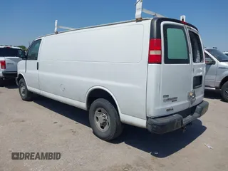 2011 Chevrolet Express Cargo Van with VIN 1GCZGUCGXB1114930, listed as a IAAI auction lot 42015104 with 364,789 mi miles. Bid and sale history available at carsss.com. Image 3.
