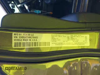 2021 Dodge Durango R/T z VIN 1C4SDJCT4MC764432, wystawiony jako IAAI lot #42448672 z przebiegiem 48 756 mil mil oraz . Historia ofert i sprzedaży dostępna na DreamBid. Obrazek 9.