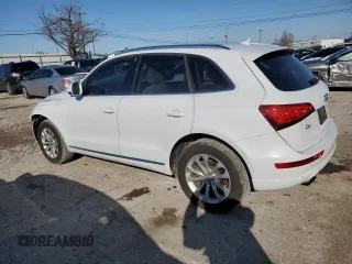 2014 Audi Q5 Premium Plus with VIN WA1LFAFPXEA052219, listed as a Copart auction lot 81892424 with 79,771 mi miles and Salvage title. Bid and sale history available at DreamBid. Image 2.