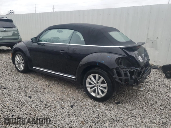 2015 Volkswagen Beetle with VIN 3VW5A7AT5FM812966, listed as a Copart auction lot 80741484 with 51,089 mi miles and Salvage Title. Bid and sale history available at DreamBid. Image 2.