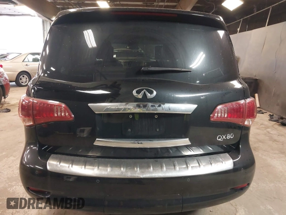 2017 Infiniti QX80 with VIN JN8AZ2NE1H9160930, listed as a IAAI auction lot 42080203 with 92,222 mi miles. Bid and sale history available at carsss.com. Image 16.