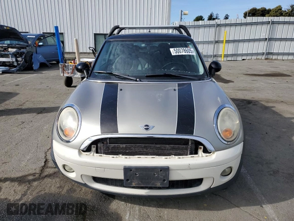 2010 MINI Hardtop with VIN WMWMF3C57ATU77370, listed as a Copart auction lot 50078605 with 187,187 mi miles and Salvage title. Bid and sale history available at DreamBid. Image 5.