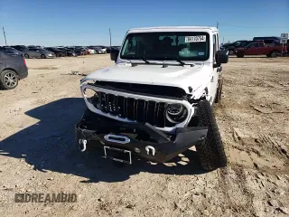2024 Jeep Gladiator Sport z VIN 1C6HJTAG3RL132945, wystawiony jako Copart lot #84170754 z przebiegiem 3 429 mil mil oraz Szkoda całkowita • Salvage title. Historia ofert i sprzedaży dostępna na DreamBid. Obrazek 11.
