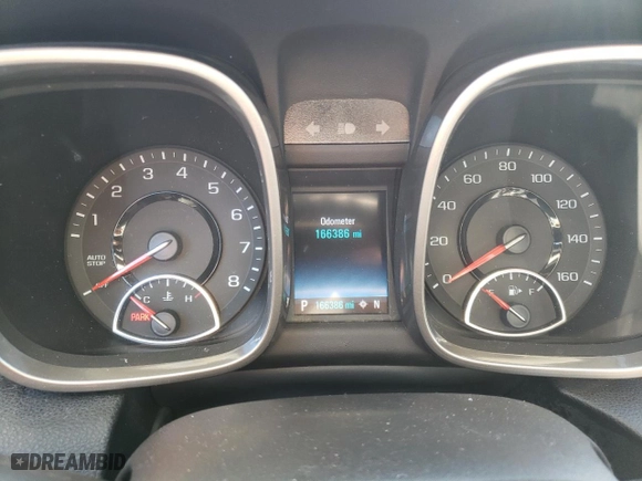 2015 Chevrolet Malibu LT with VIN 1G11C5SLXFF274269, listed as a Copart auction lot 48196575 with 166,386 mi miles and Salvage Title. Bid and sale history available at carsss.com. Image 9.