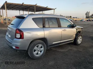2016 Jeep Compass 75th Anniversary with VIN 1C4NJCBB3GD748893, listed as a Copart auction lot 43176195 with 71,356 mi miles and Salvage Title. Bid and sale history available at carsss.com. Image 3.