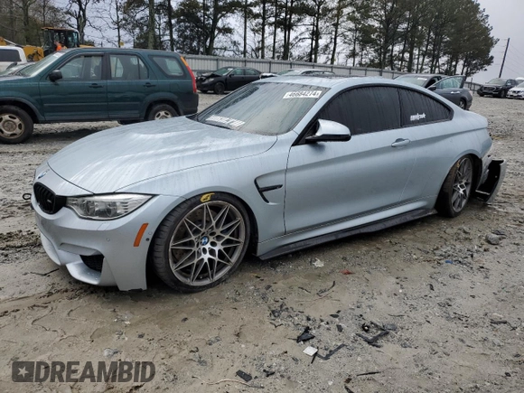 2017 BMW M4 with VIN WBS3R9C53HK708895, listed as a Copart auction lot 46684274 with 69,448 mi miles. Bid and sale history available at carsss.com. Image 1.