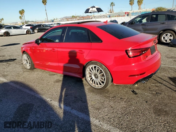 2017 Audi S3 Premium Plus with VIN WAUB1GFF4H1038344, listed as a Copart auction lot 77985693 with 32,861 mi miles. Bid and sale history available at carsss.com. Image 2.