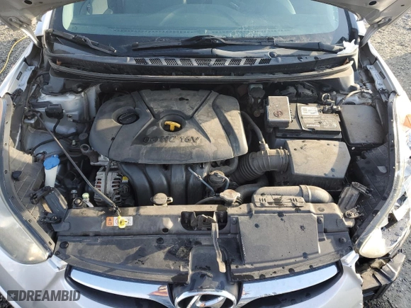 2013 Hyundai Elantra Limited PZEV with VIN 5NPDH4AE8DH264555, listed as a Copart auction lot 49464315 with 161,292 mi miles and Salvage Title. Bid and sale history available at carsss.com. Image 11.
