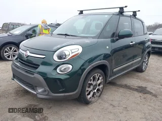 2014 FIAT 500L Trekking with VIN ZFBCFADH5EZ017349, listed as a IAAI auction lot 41528462 with 119,820 mi miles and . Bid and sale history available at DreamBid. Image 2.