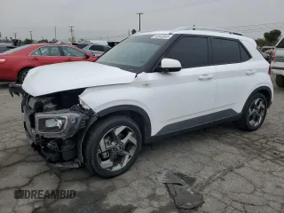 2022 Hyundai Venue SEL with VIN KMHRC8A37NU195404, listed as a Copart auction lot 50843045 with 37,736 mi miles and Salvage Title. Bid and sale history available at DreamBid. Image 1.
