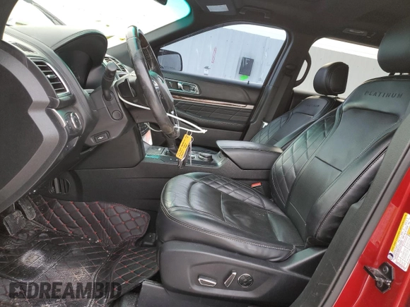 2017 Ford Explorer Platinum z VIN 1FM5K8HT3HGA14034, wystawiony jako Copart lot #45879575 z przebiegiem 100 996 mil mil oraz Nie do naprawy • Non repairable. Historia ofert i sprzedaży dostępna na DreamBid. Obrazek 7.