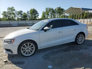2015 Audi A3 Premium Plus with VIN WAUCJGFF4F1075217, listed as a Copart auction lot 57946905 with 188,012 mi miles and Salvage title. Bid and sale history available at DreamBid. Image 1.