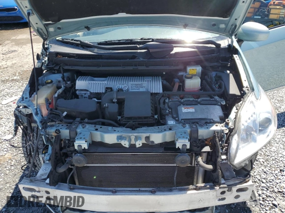 2012 Toyota Prius One with VIN JTDKN3DU2C1608593, listed as a Copart auction lot 52716685 with 167,091 mi miles and Salvage Title. Bid and sale history available at carsss.com. Image 12.