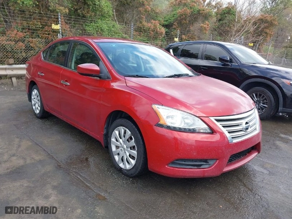 2013 Nissan Sentra SL with VIN 3N1AB7AP9DL772222, listed as a IAAI auction lot 41915455 with 123,279 mi miles. Bid and sale history available at carsss.com. Image 1.