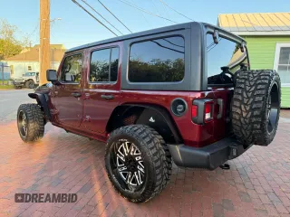 2021 Jeep Wrangler Unlimited Willys with VIN 1C4HJXDNXMW680247, listed as a Copart auction lot 57000145 with 77,407 mi miles and Clean Title. Bid and sale history available at DreamBid. Image 3.