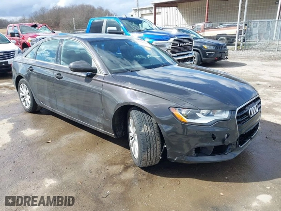 2012 Audi A6 2.0T Premium with VIN WAUCFAFC4CN076070, listed as a IAAI auction lot 41706368 with 64,479 mi miles. Bid and sale history available at carsss.com. Image 1.