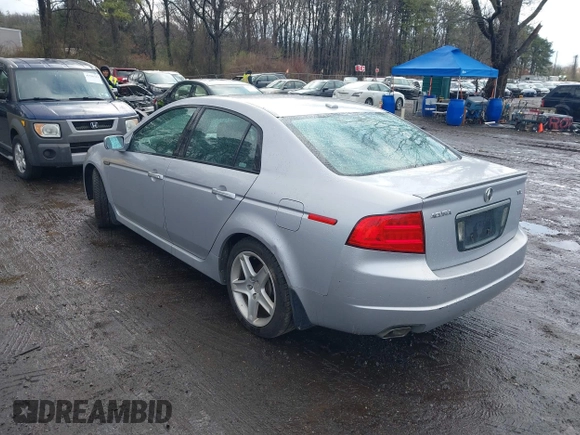2004 Acura TL with VIN 19UUA66214A048179, listed as a IAAI auction lot 41967145 with 176,953 mi miles. Bid and sale history available at carsss.com. Image 3.