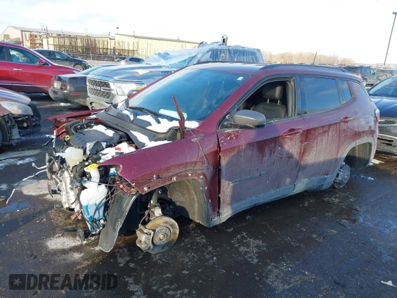 2021 Jeep Compass 80th Anniversary with VIN 3C4NJDEB1MT575205, listed as a IAAI auction lot 41405118 with 23,692 mi miles and . Bid and sale history available at DreamBid. Image 17.